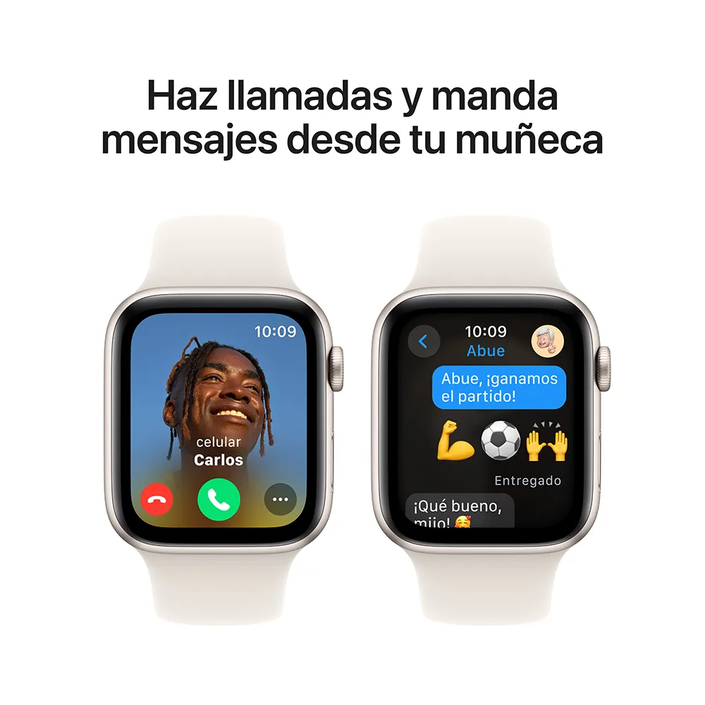 Apple Watch SE 2 Gps 44 Mm Correa M/L - Blanco Estelar
