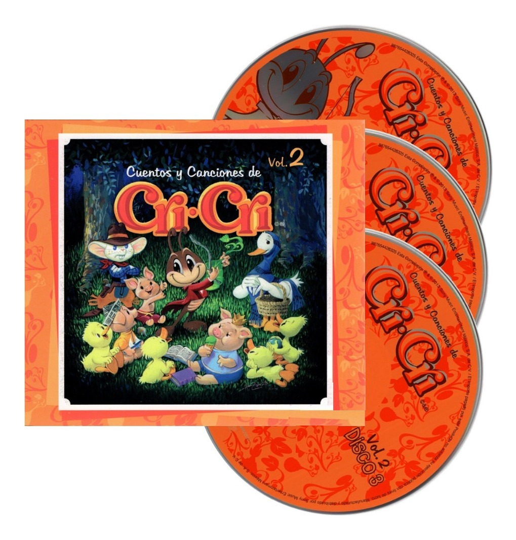 Cuentos Y Canciones De Cri - Cri / Volumen 2 Box 3 Discos Cd