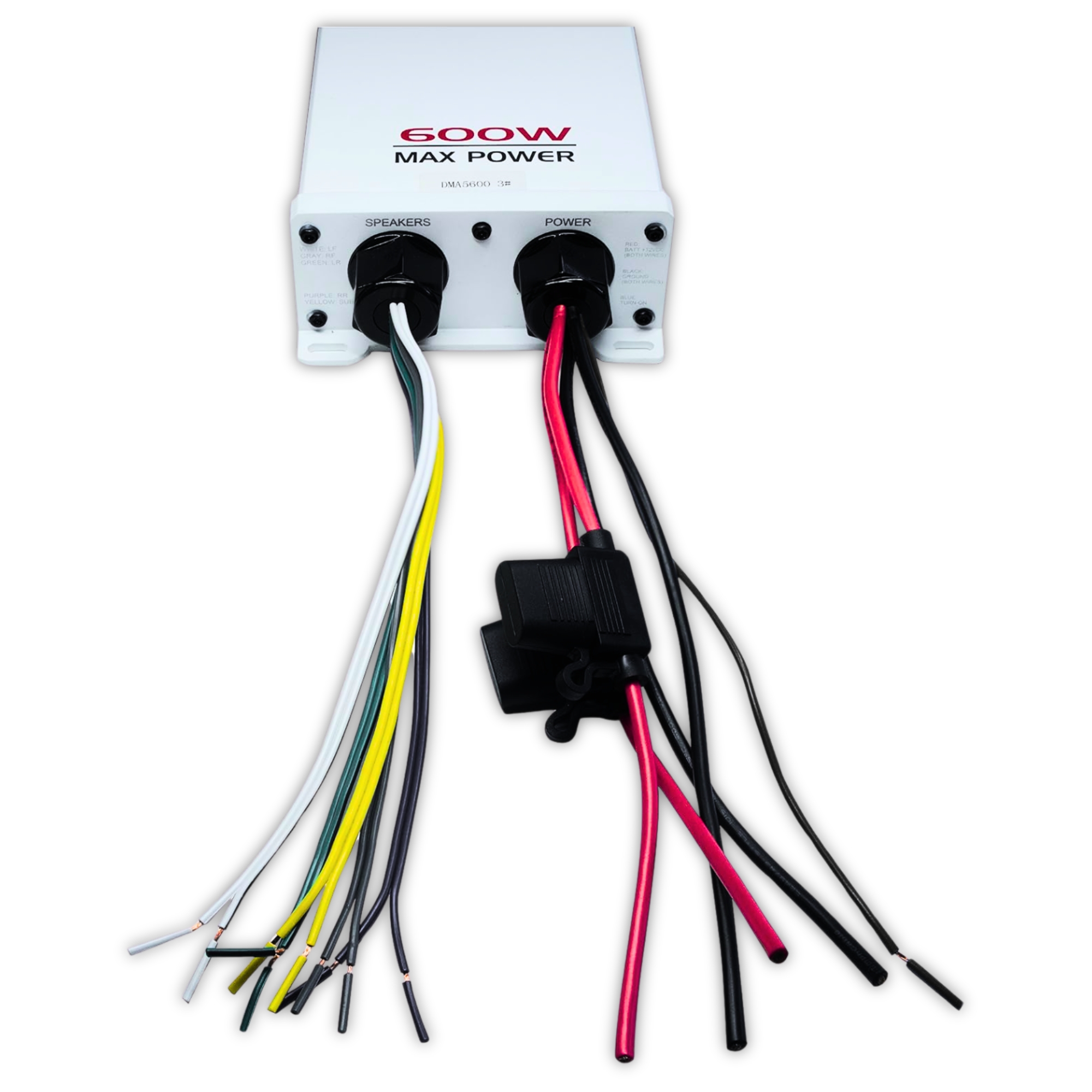 Amplificador Marino 5 Canales Dual DMA5600 Clase D IP67 600W