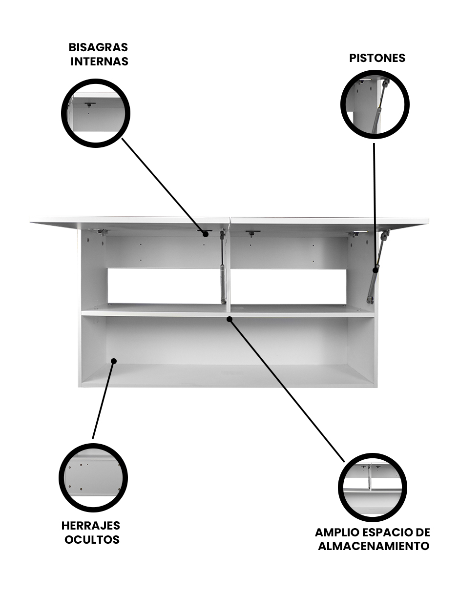 Alacena Gabinete Superior LOTO Para Cocina Integral
