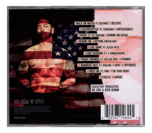 Eminem - Revival - Disco Cd - Nuevo 19 Canciones