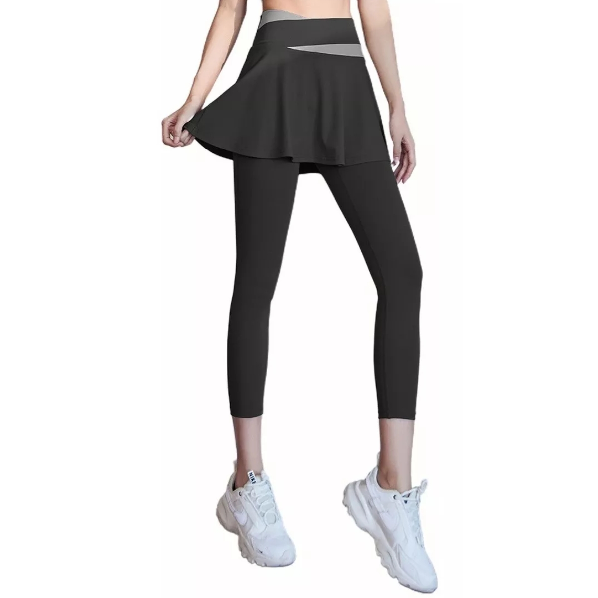 Leggins 2 En 1 Falda Deportivo Gym Casual Moda Mujer