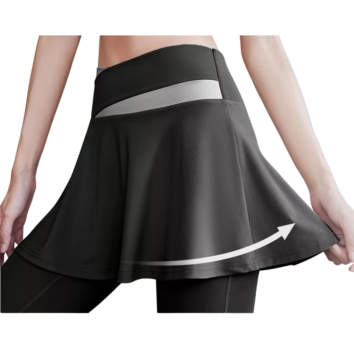 Leggins 2 En 1 Falda Deportivo Gym Casual Moda Mujer
