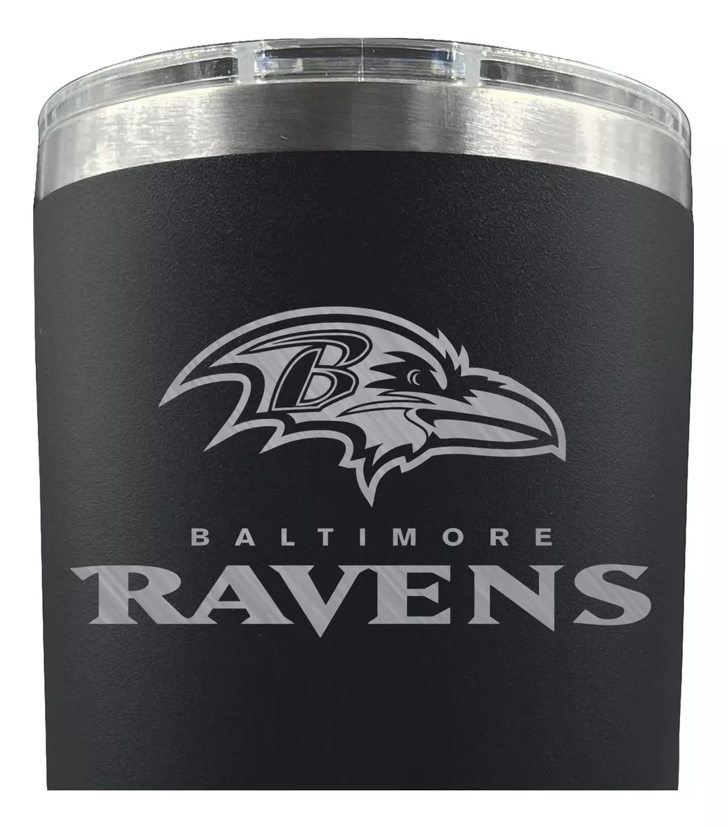 Termo 30 Oz Ravens Cuervos Baltimore Nfl Grabado