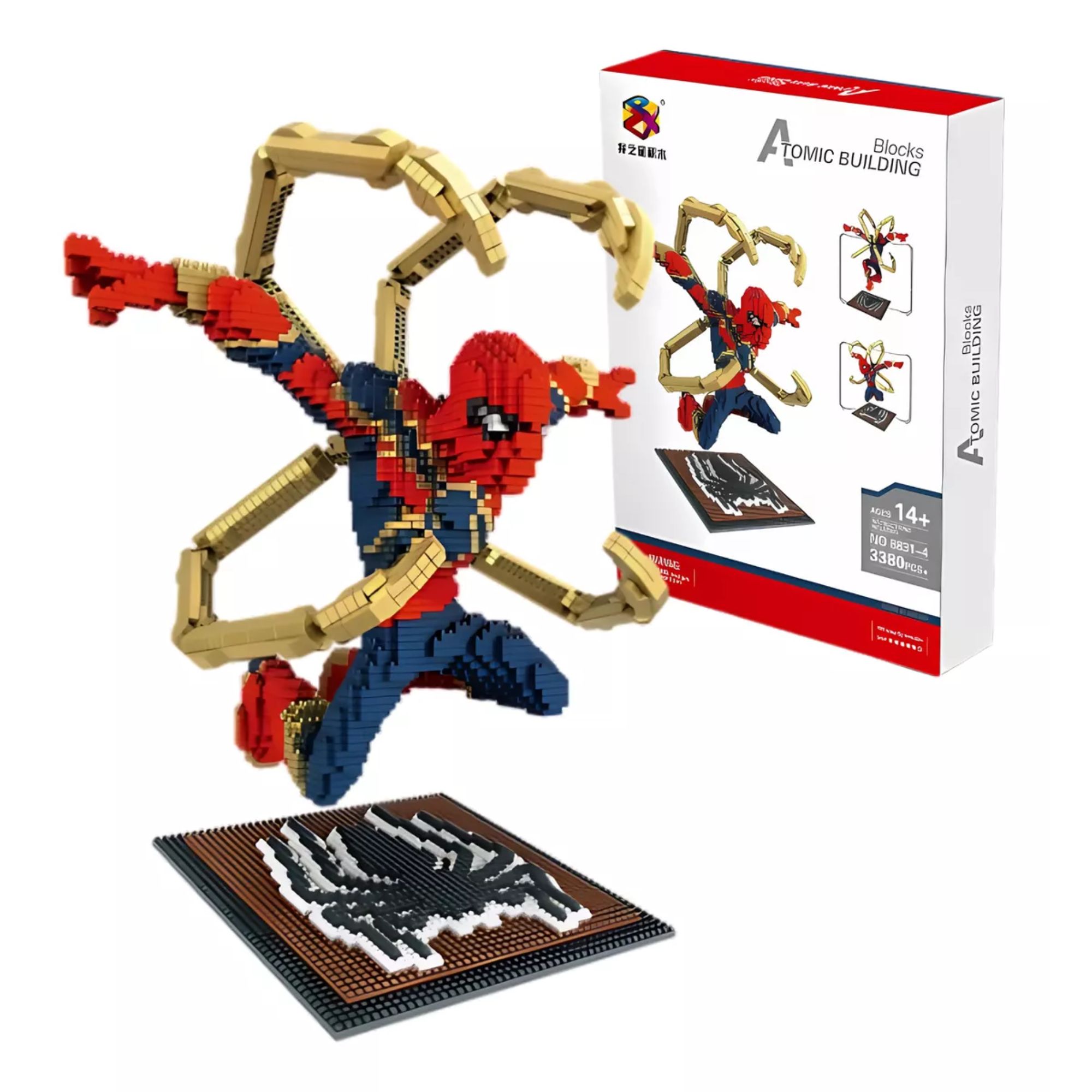 Iron Spider Mini Bloques Armables Avengers Spider-man Marvel Rompecabezas 3d Spider Man armable