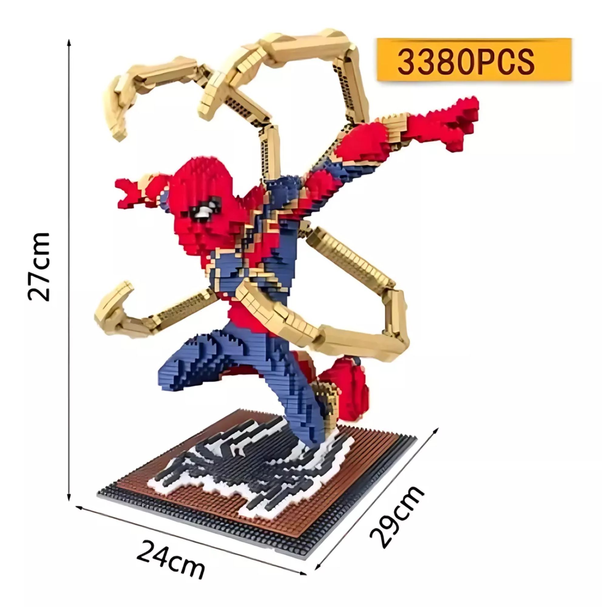Iron Spider Mini Bloques Armables Avengers Spider-man Marvel Rompecabezas 3d Spider Man armable