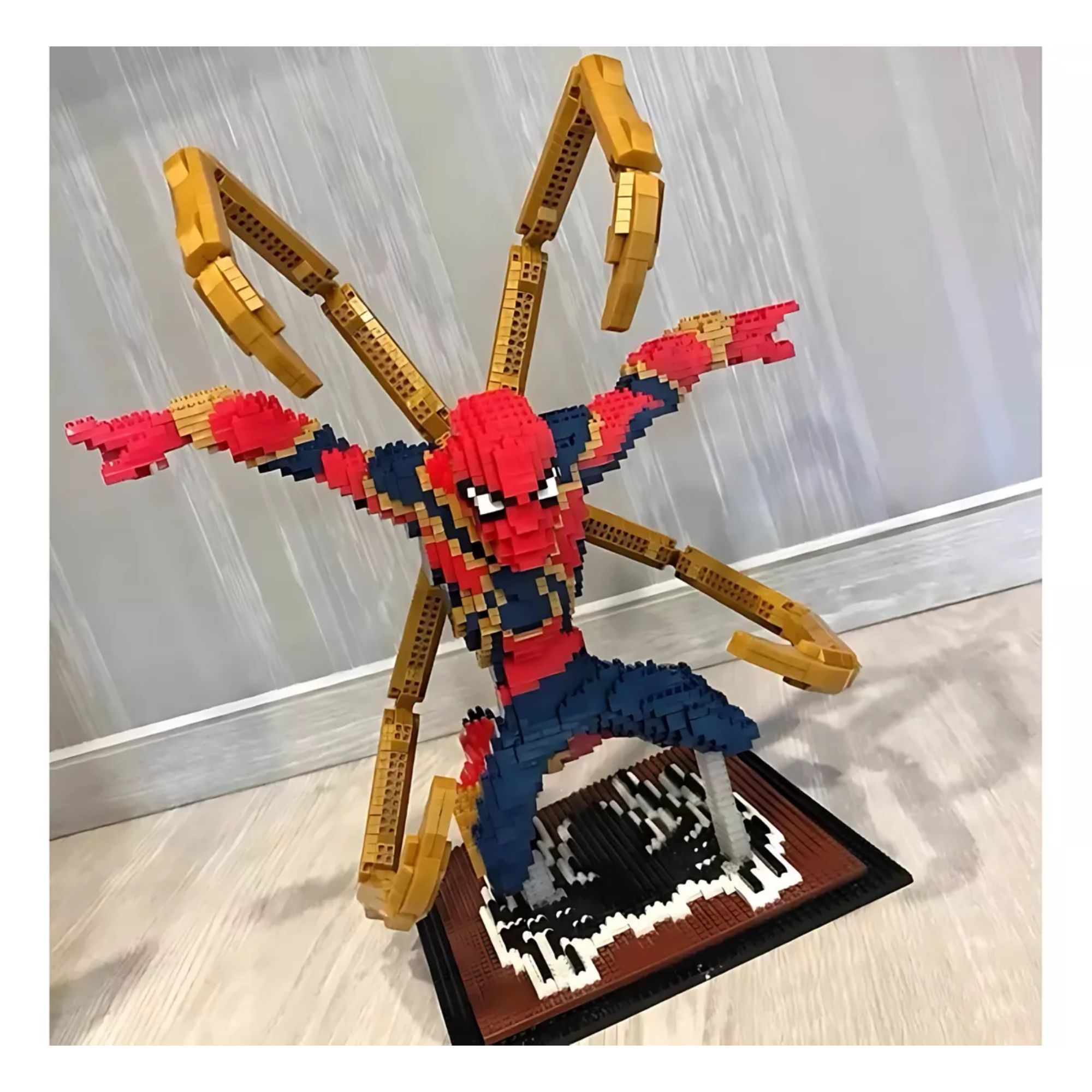 Iron Spider Mini Bloques Armables Avengers Spider-man Marvel Rompecabezas 3d Spider Man armable