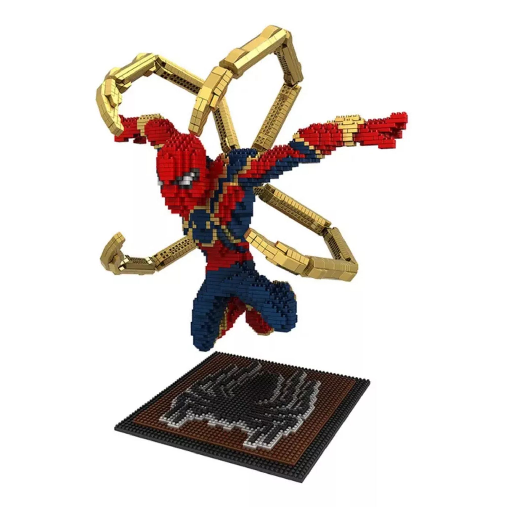 Iron Spider Mini Bloques Armables Avengers Spider-man Marvel Rompecabezas 3d Spider Man armable