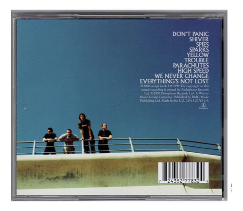 Coldplay  Parachutes  Disco Cd  Nuevo  10 Canciones