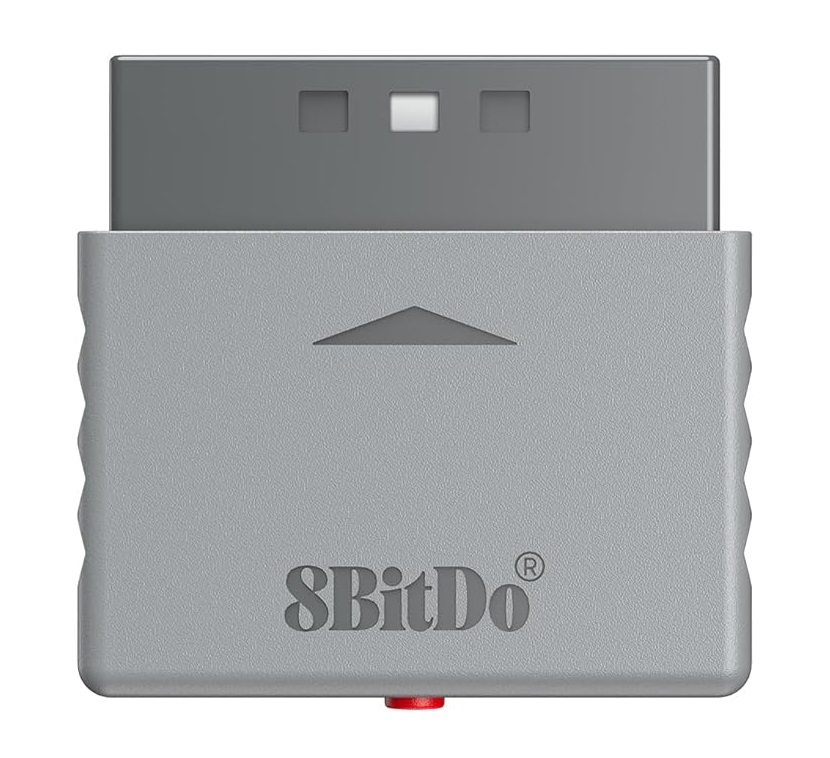 8bitdo Bluetooth Retro Adaptador Ps1 Ps2 Y Windows Gris