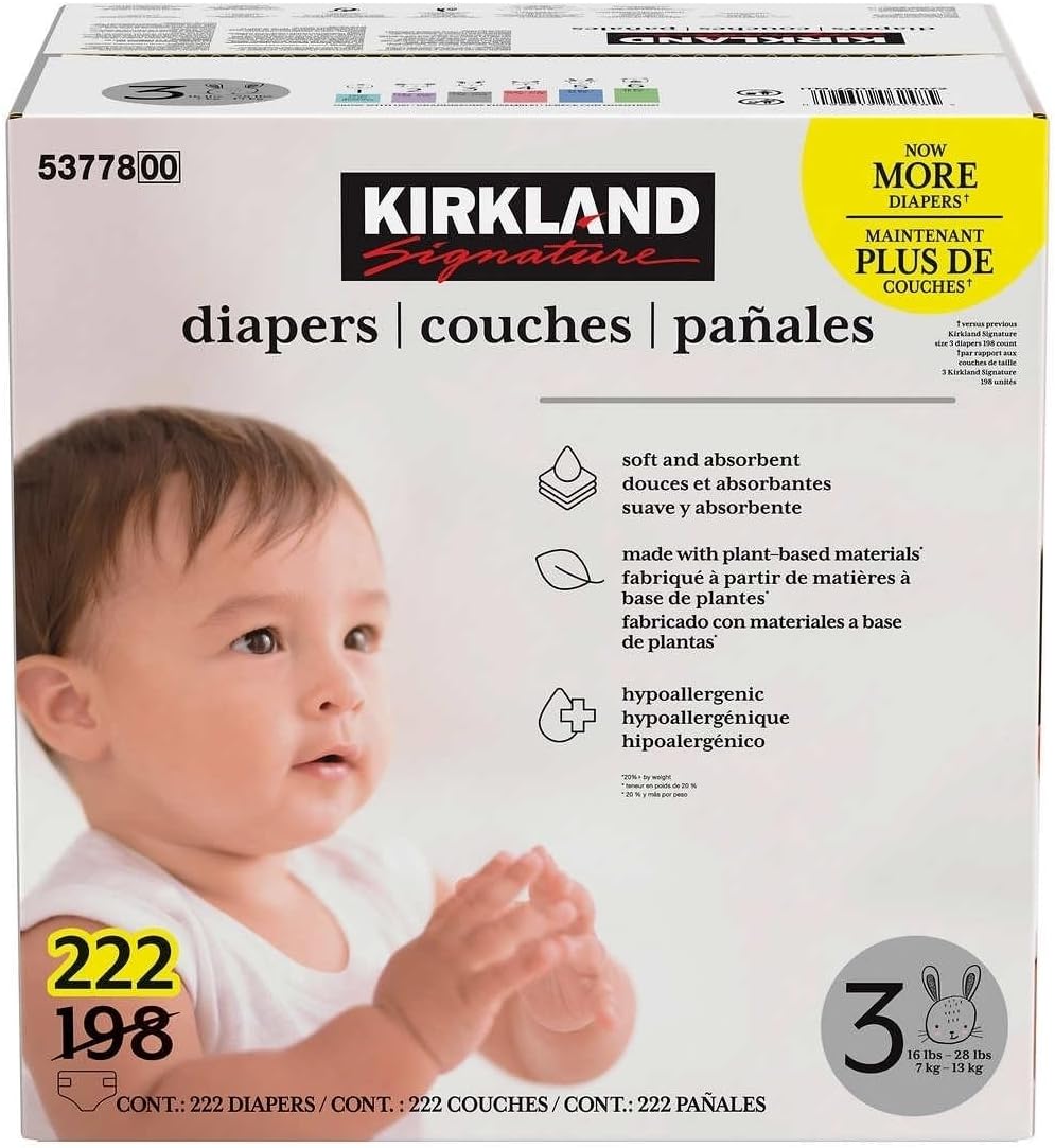 Pañales Para Bebé Kirkland Signature Etapa 3 