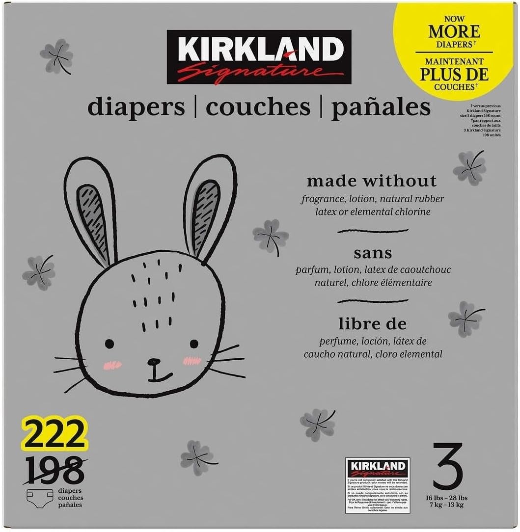 Pañales Para Bebé Kirkland Signature Etapa 3 