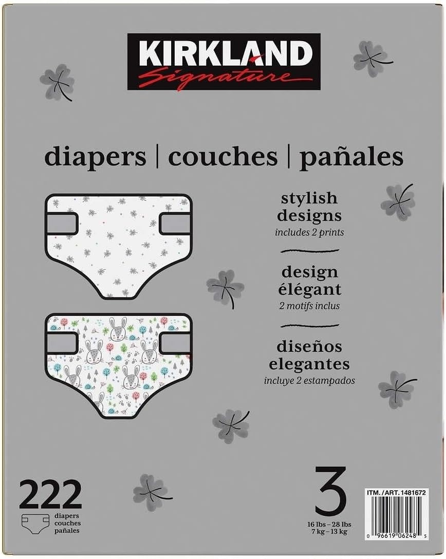Pañales Para Bebé Kirkland Signature Etapa 3 