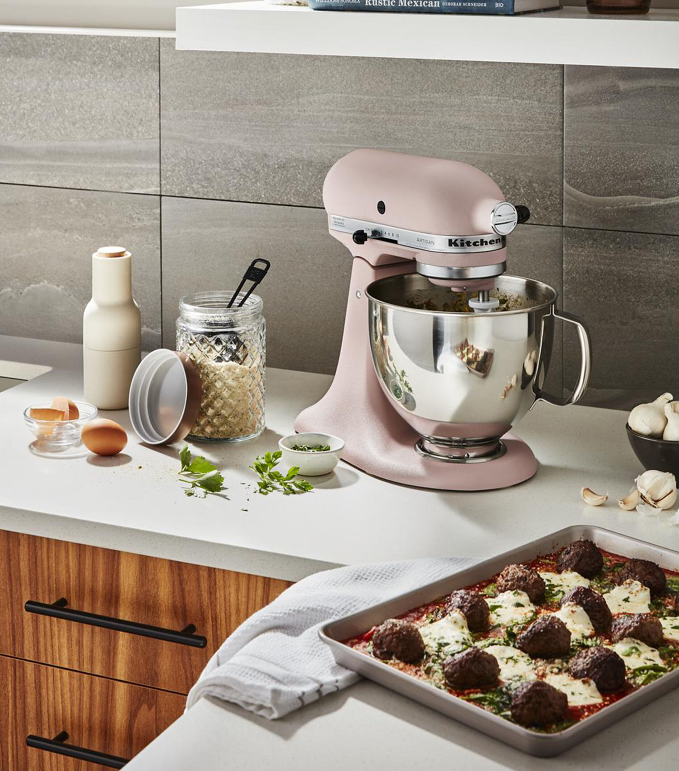 Batidora KitchenAid KSM150PSFT Artisan 4.7 L Feather Pink