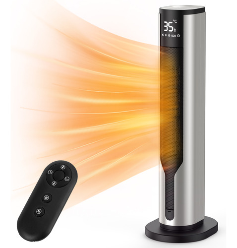 Calefactor Electrico Portátil Con Control Remoto 2000w