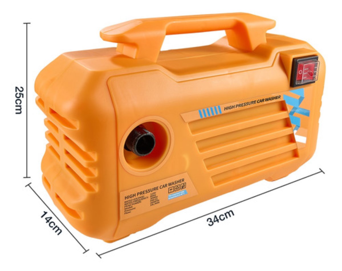 Hidrolavadora Hemaso 110v Lavadora De Autos Portátil 3000w naranja