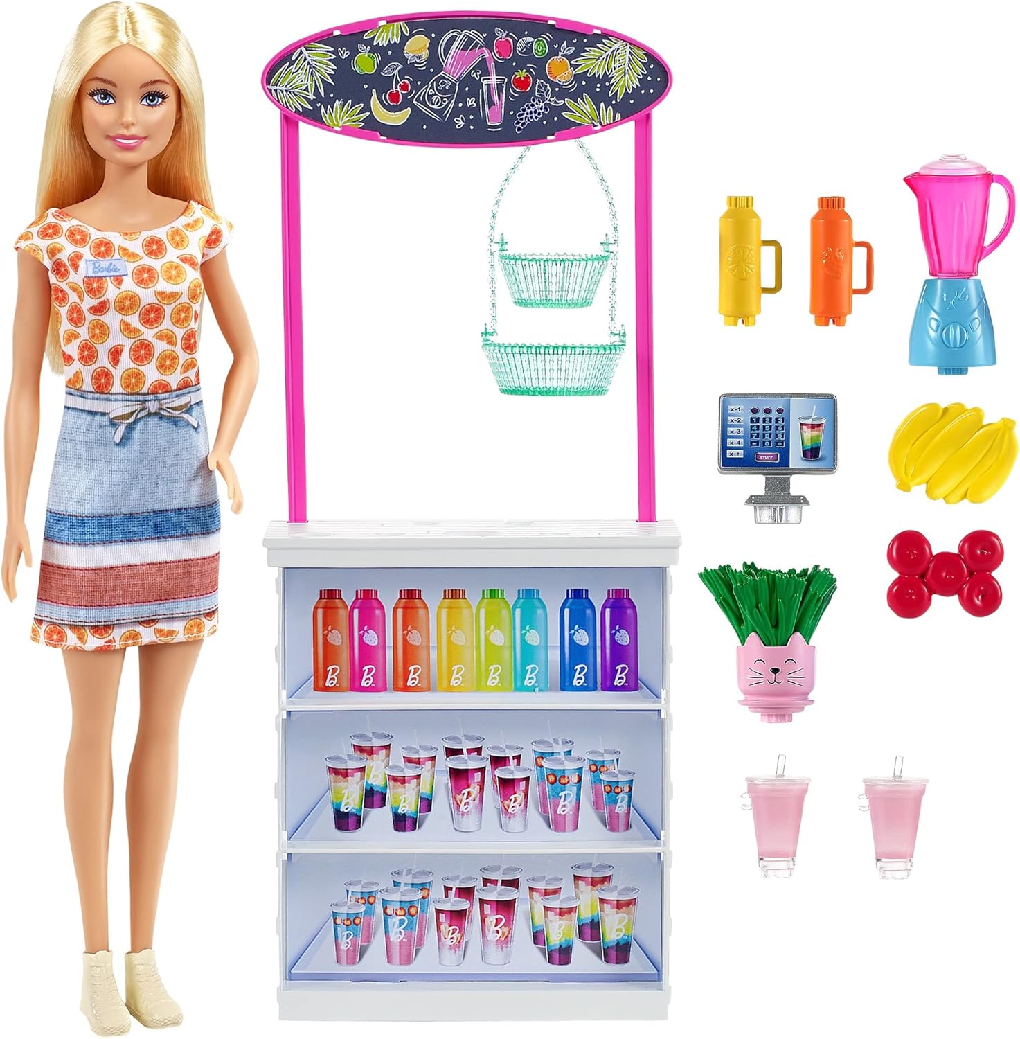 Barbie Set De Jugos Tropicales Muñeca