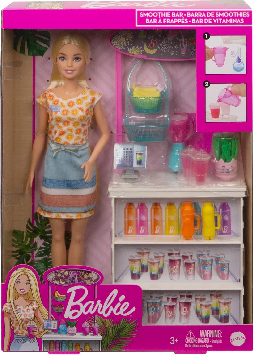 Barbie Set De Jugos Tropicales Muñeca