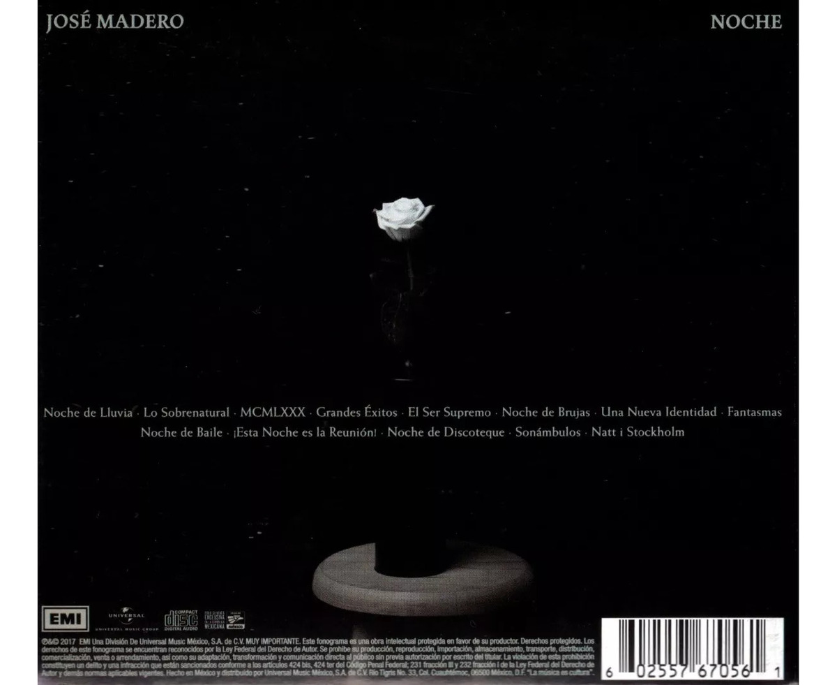 Jose Madero Noche Disco Cd