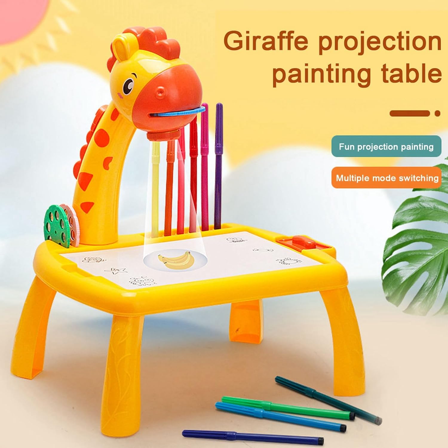 Mesa de Proyector de Dibujo para Niños, Escritorio de Dibujo con Proyecto