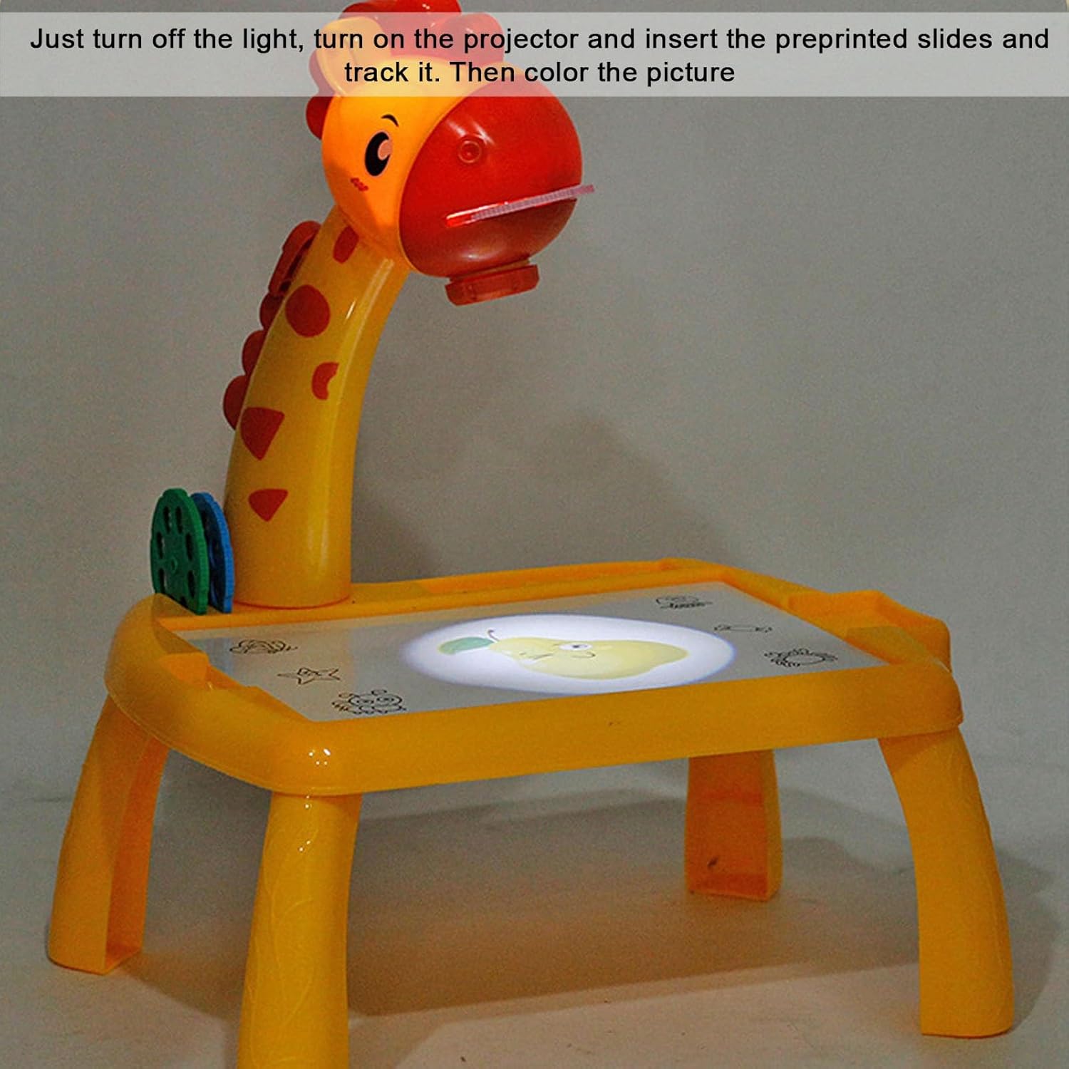 Mesa de Proyector de Dibujo para Niños, Escritorio de Dibujo con Proyecto