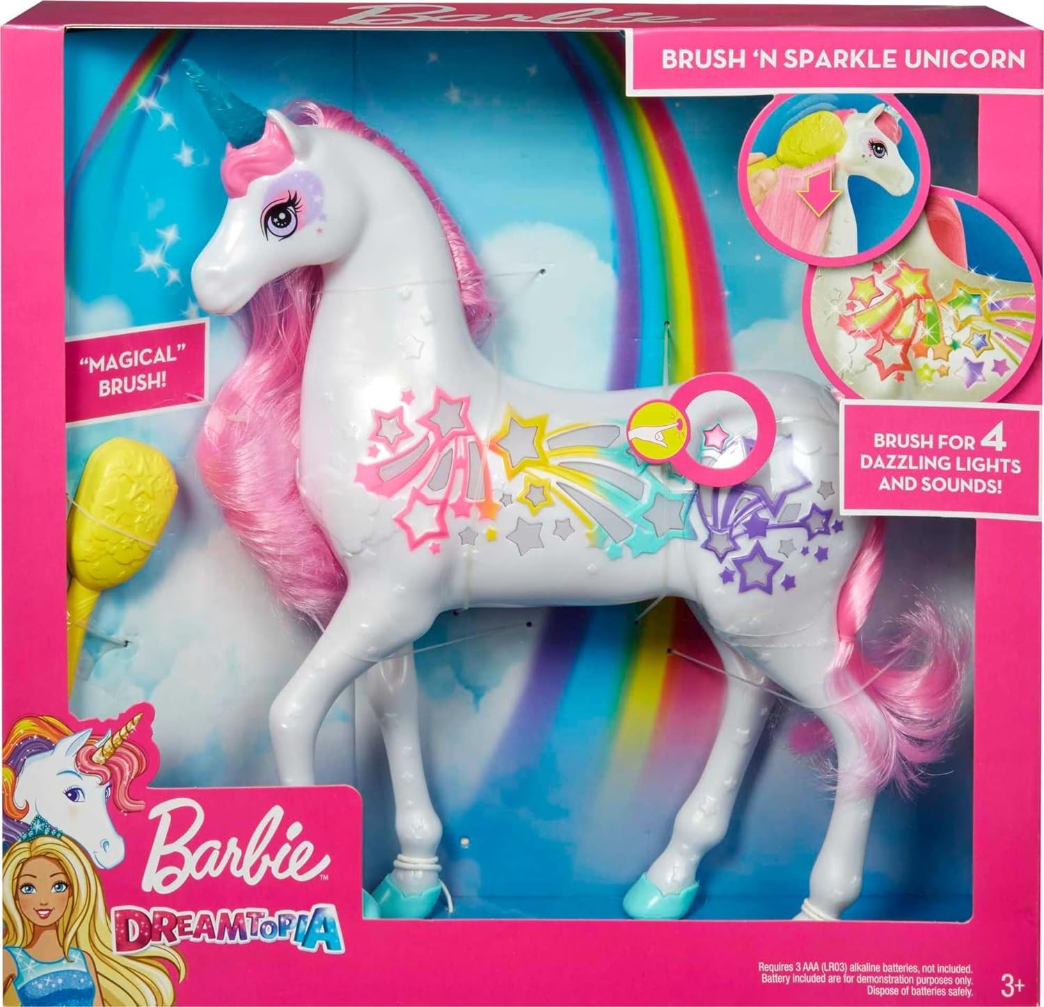 BARBIE DREAMTOPIA UNICORNIO BRILLANTE