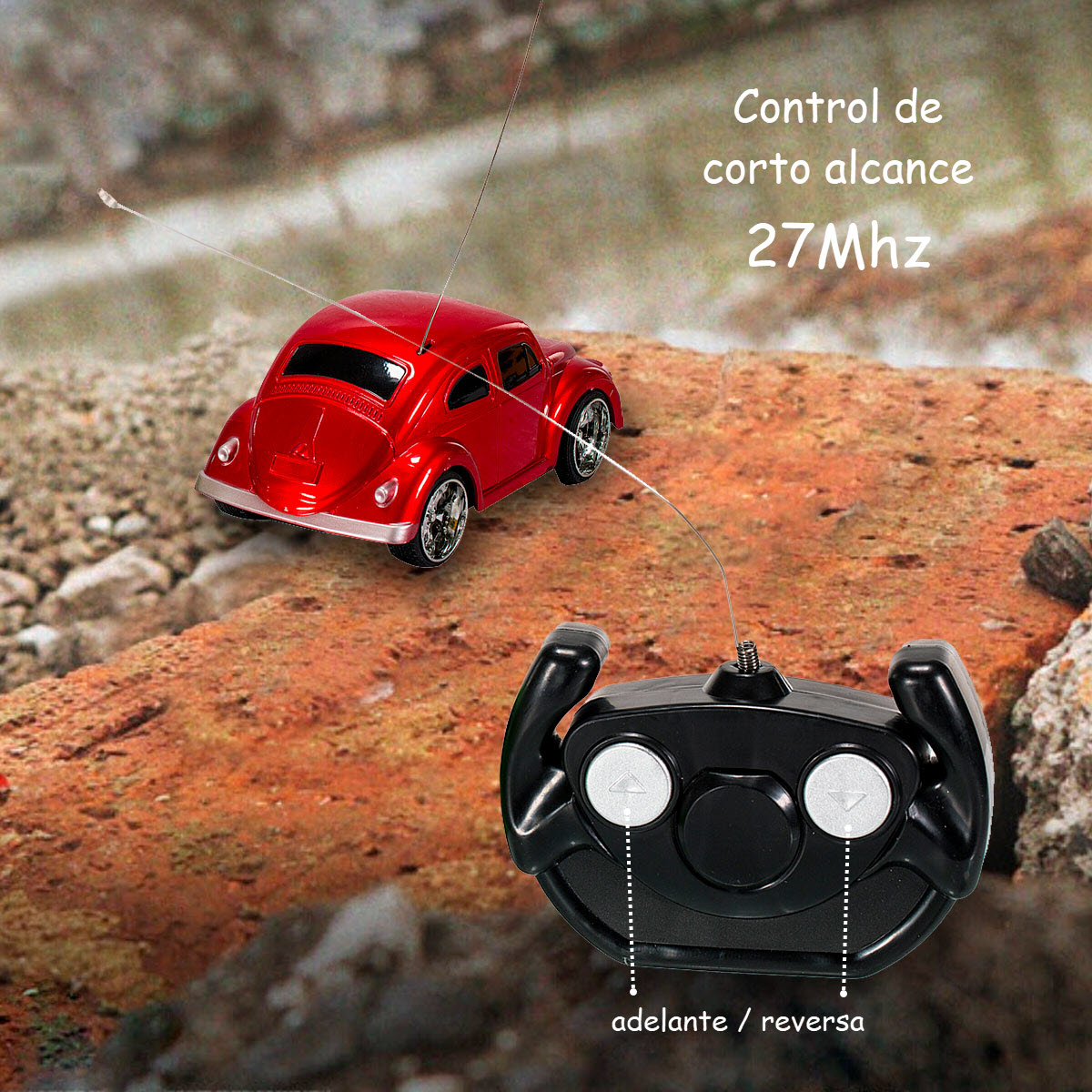 Carro Juguete Escala  set 2 carritos tipo Camaro  Control Remoto.