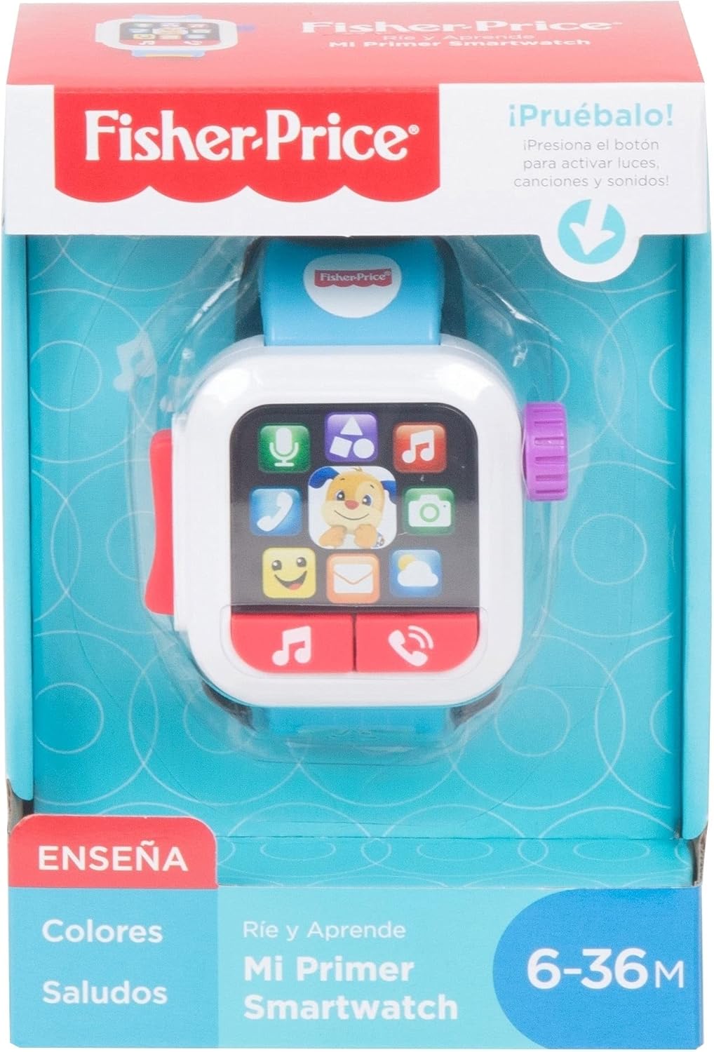  Fisher-Price Ríe y Aprende, Mi Primer Smartwatch