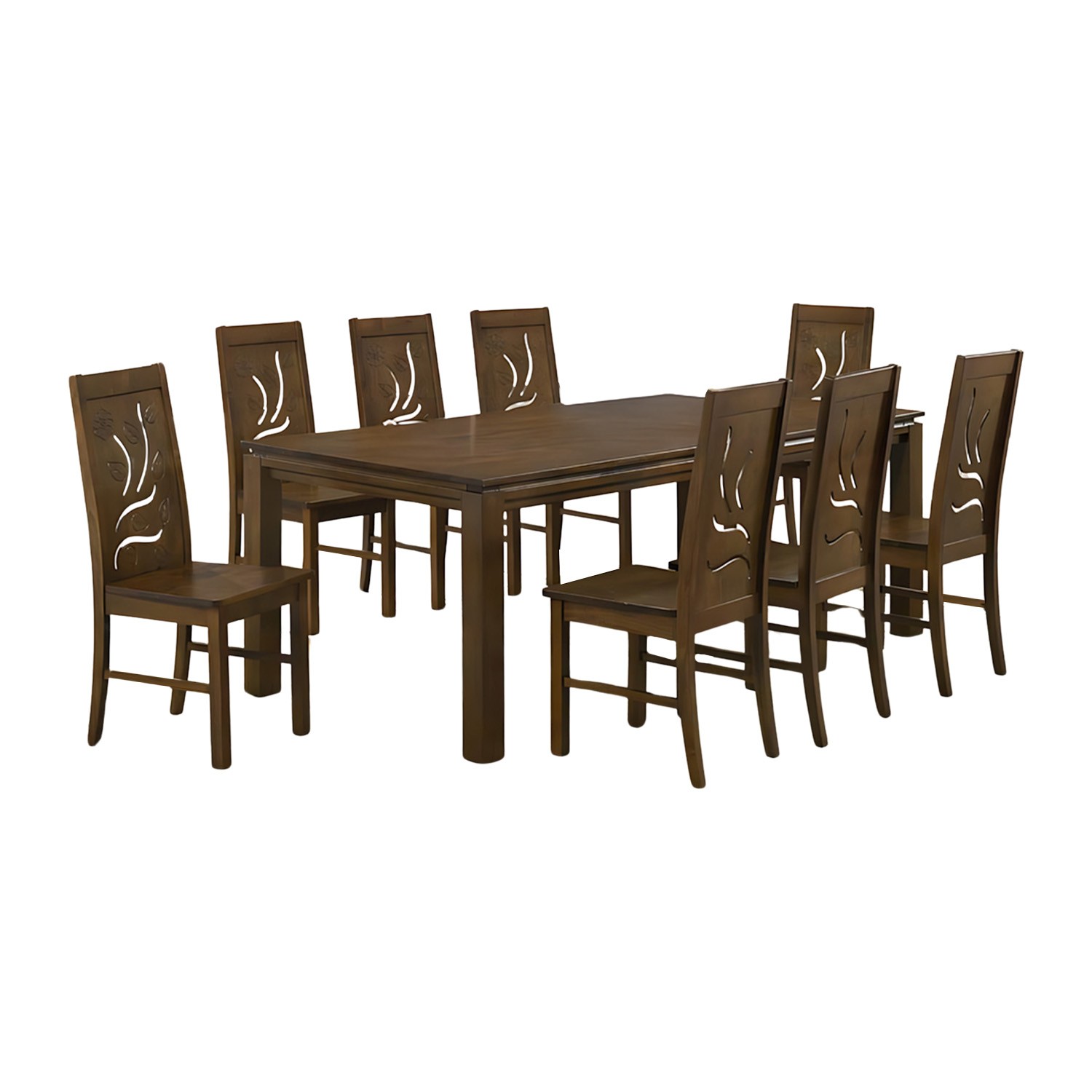 Comedor Elegante de Madera de 8 Sillas Bossa Helios