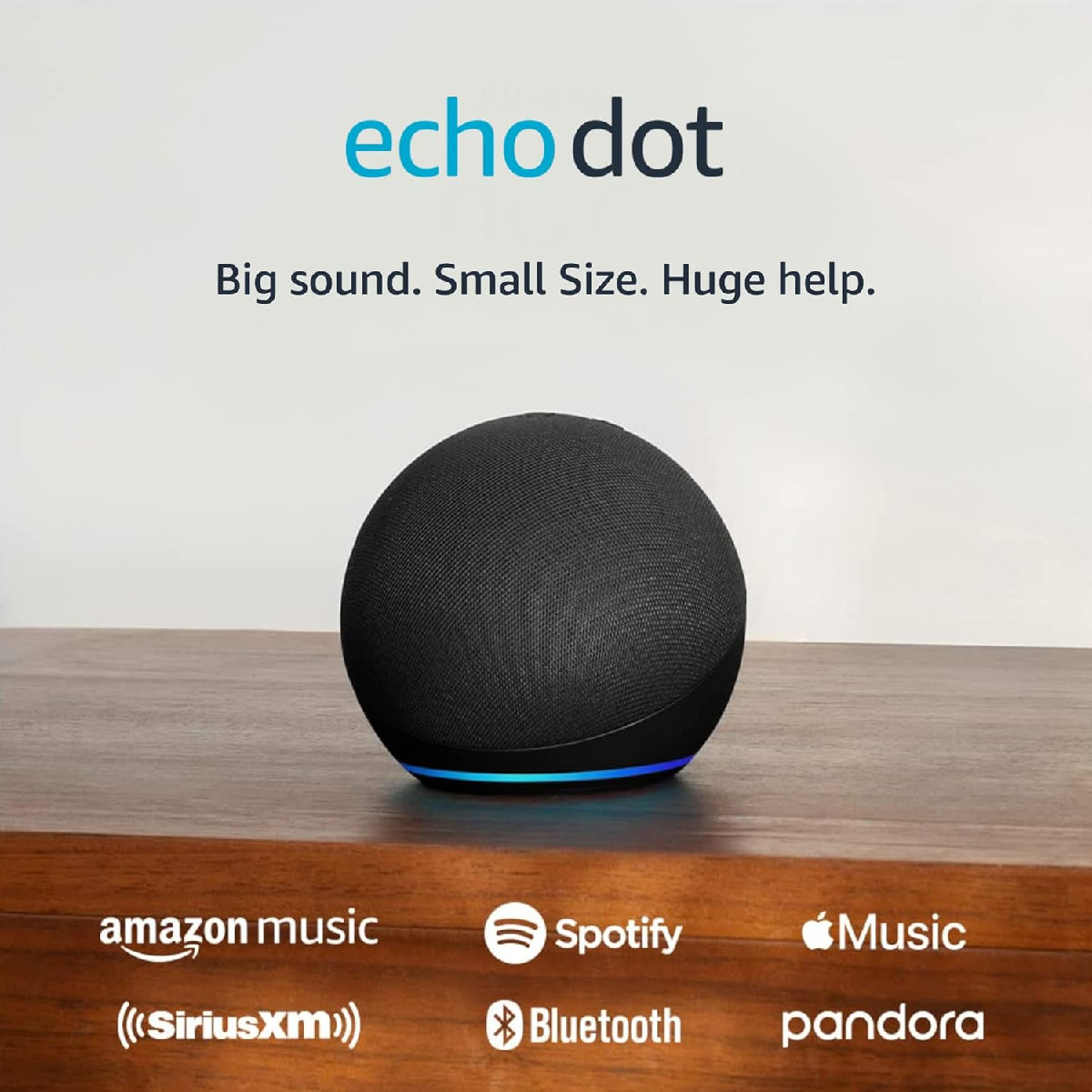 Echo Dot 5th Gen Amazon con asistente Alexa multi-room negro