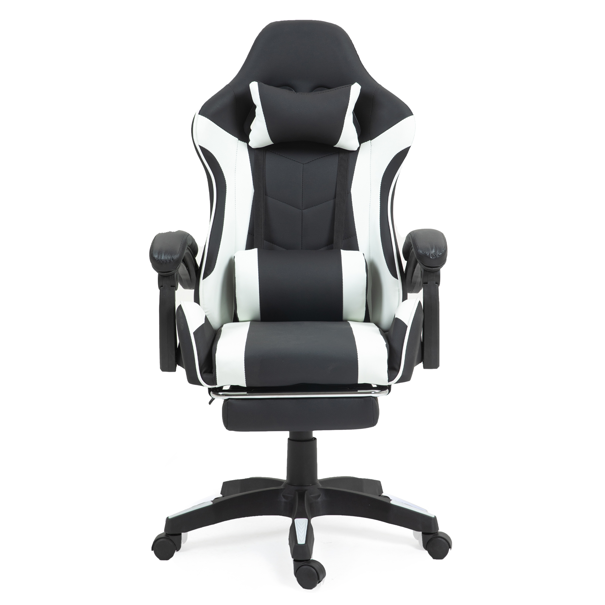 Silla Gamer/escritorio Blanca  Ergonómica Reclinable Con Reposapies