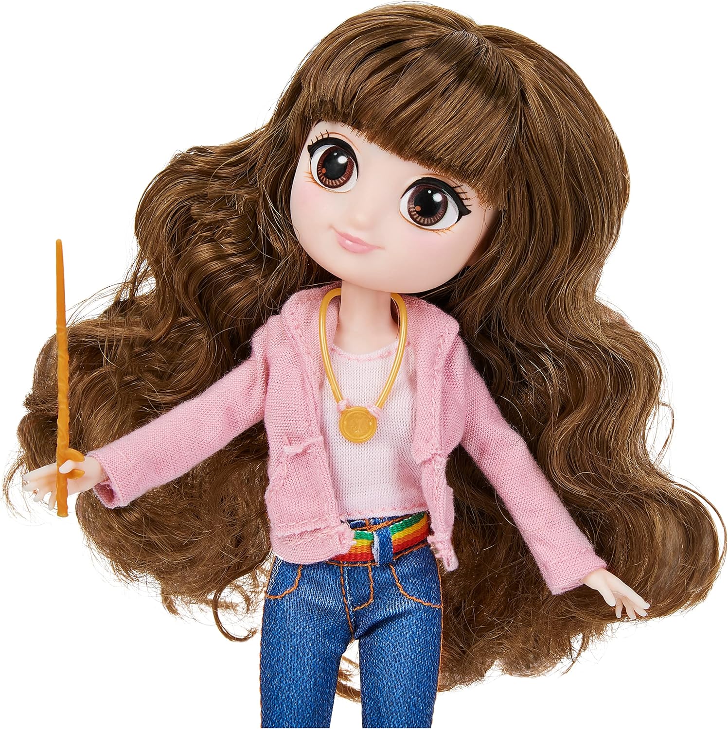  Muñeca  DE LUJO Hermione Granger Wizarding World, de 20.3 cm con 5 Accesorios y 2 atuendos niñas de 5 años