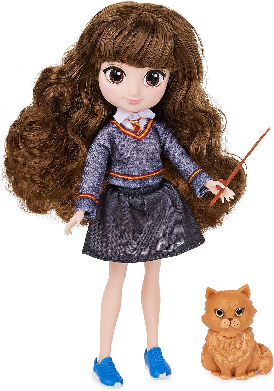  Muñeca  DE LUJO Hermione Granger Wizarding World, de 20.3 cm con 5 Accesorios y 2 atuendos niñas de 5 años