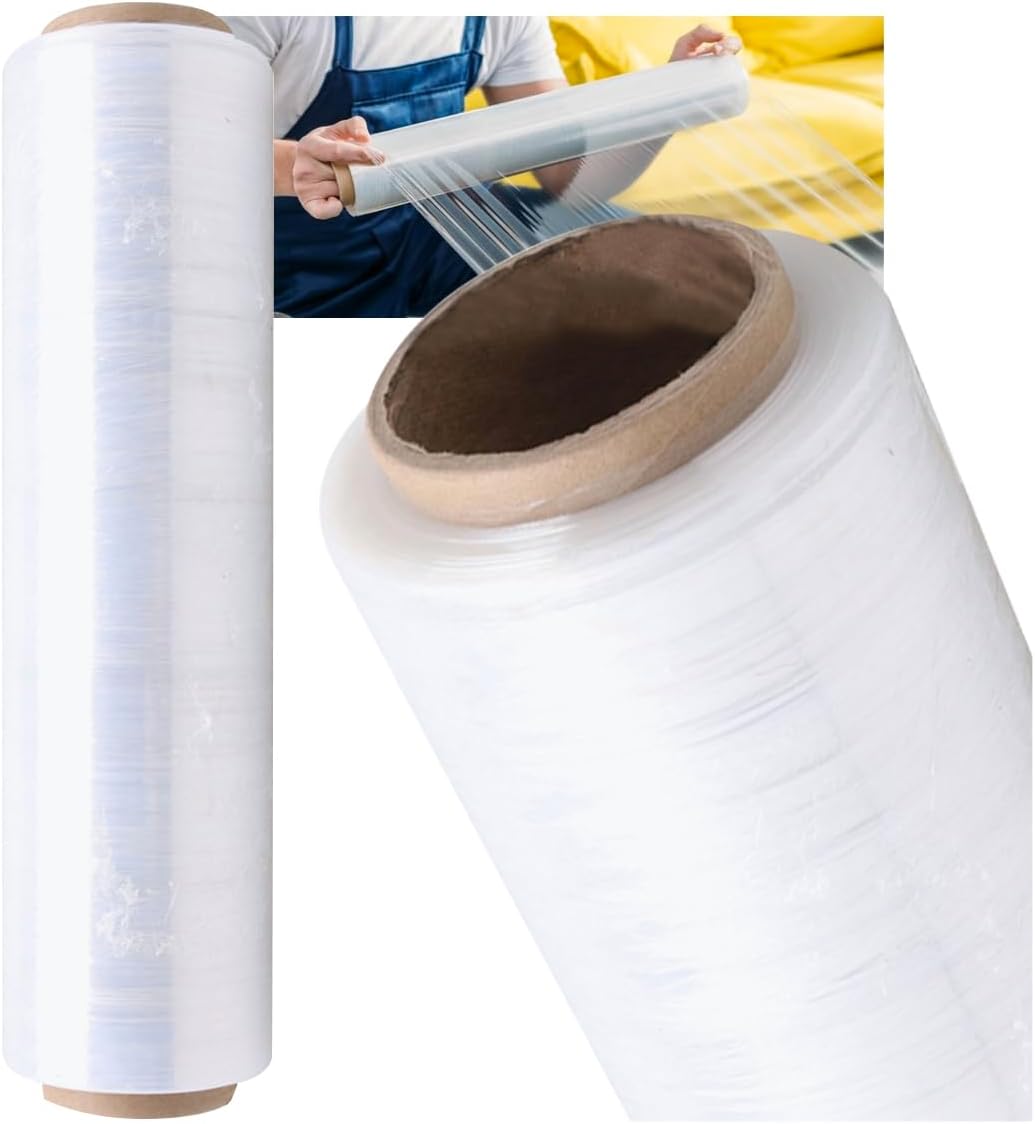 Rollos De Playo Transparente 45cm  Calibre 80, 800 Pies. Pelicula Elástica Para Envolver.