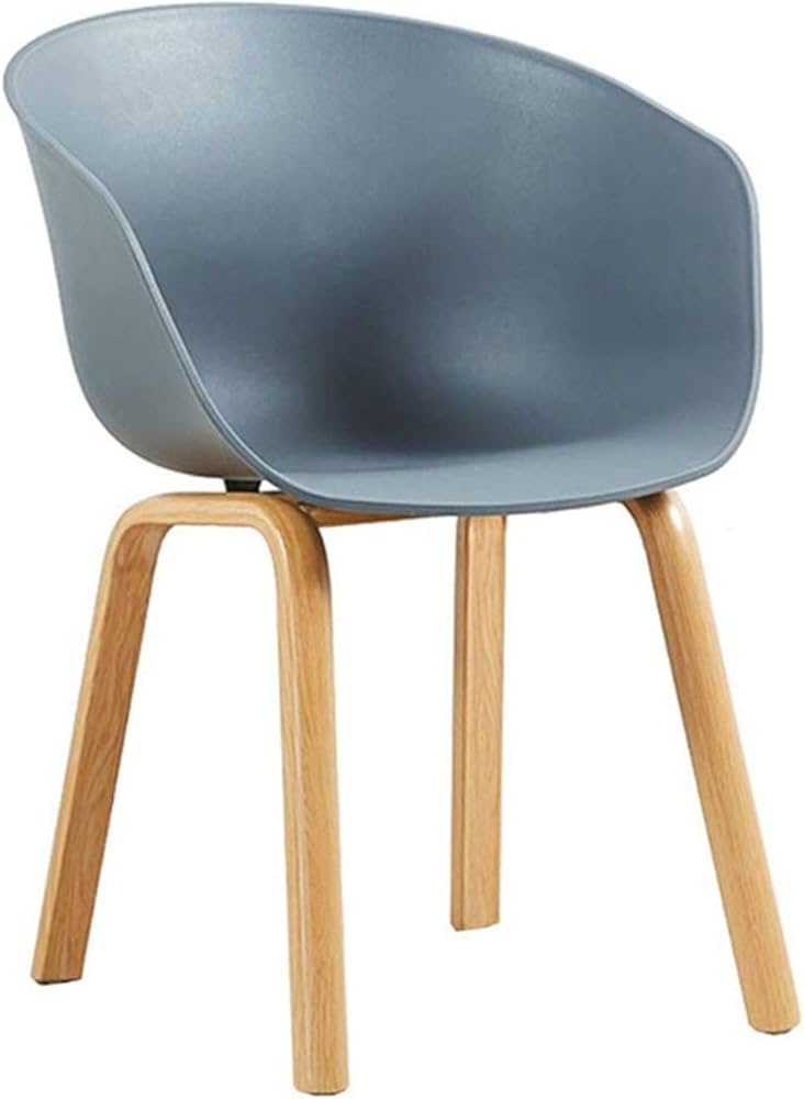 2 Silla de comedor, sala de estar, restaurante, moderna con respaldo alto y base de madera  fija