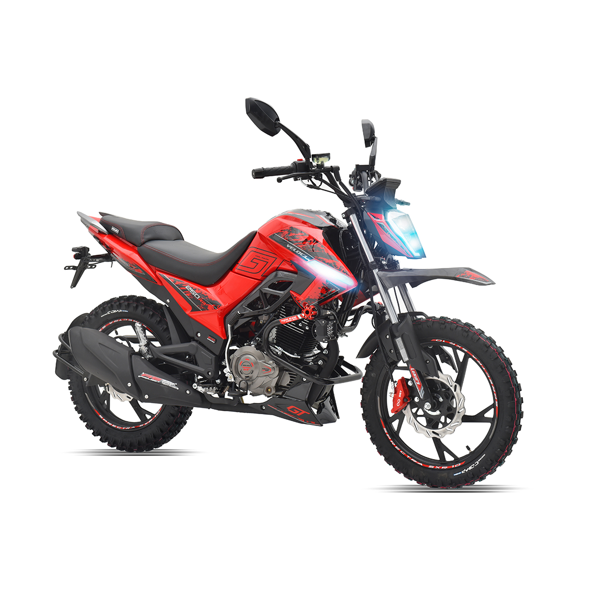 Motocicleta Veloci Snake GT Trail Edition 250 CC Rojo 2025