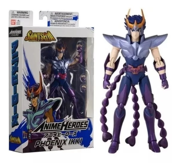 Anime Heroes -Ikki Fénix  Figura de acción de los Caballeros del Zodiaco Bandai
