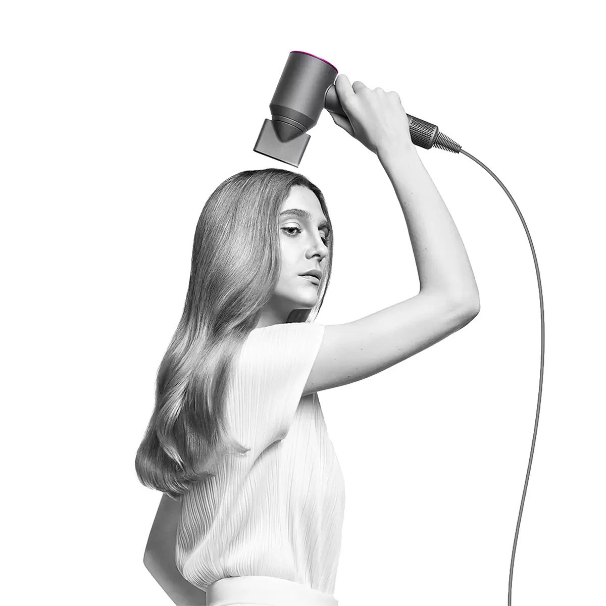 Dyson Supersonic Secadora Antiestática con Base y Accesorios Fuchsia