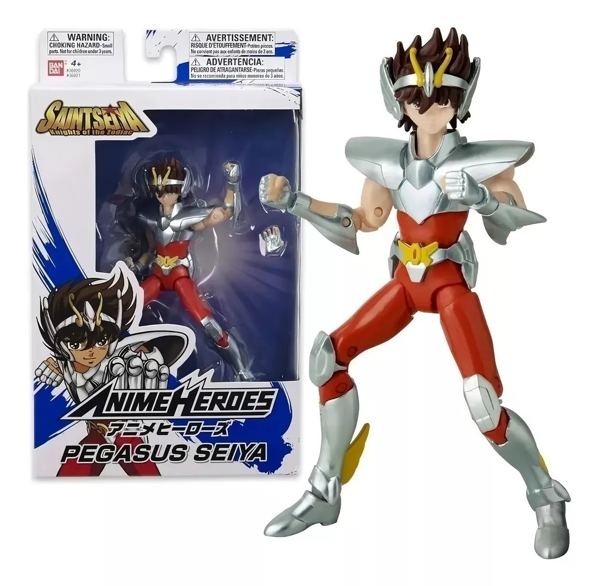 ANIME HEROES Seiya Pegasus Caballeros del Zodiaco Saint Seiya NAMCO BANDAI