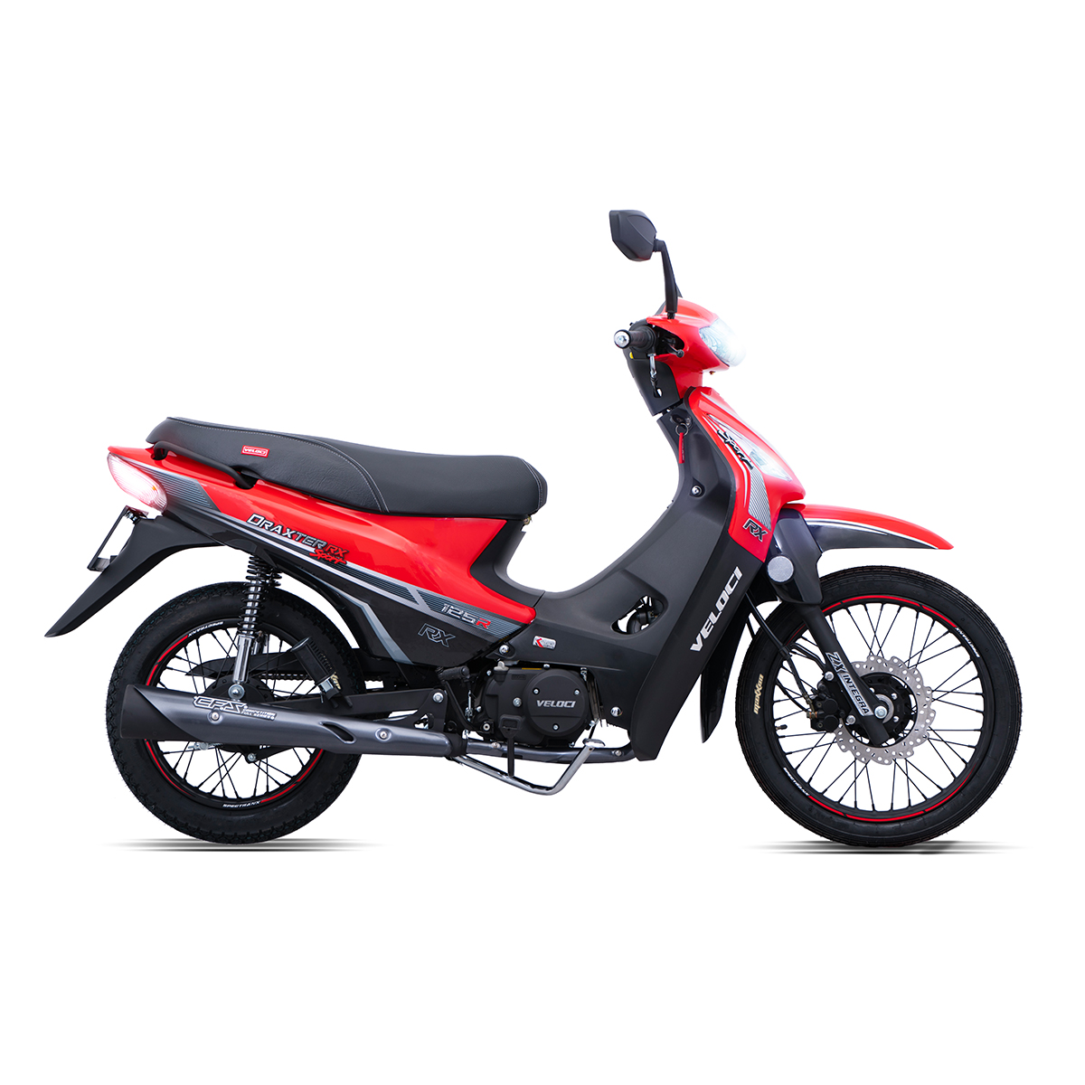 Motocicleta Veloci Draxter RX Sport 125 CC Rojo 2025
