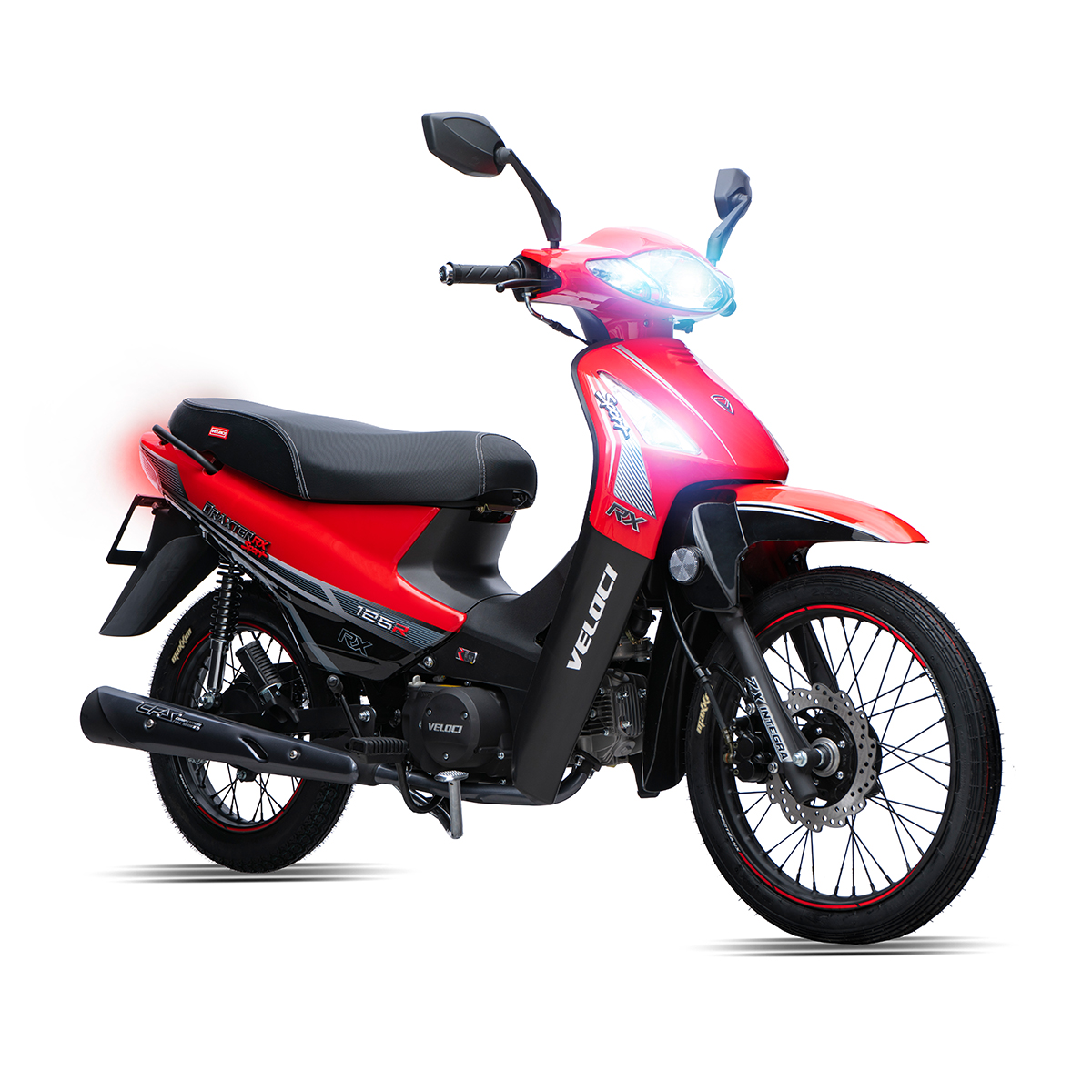 Motocicleta Veloci Draxter RX Sport 125 CC Rojo 2025