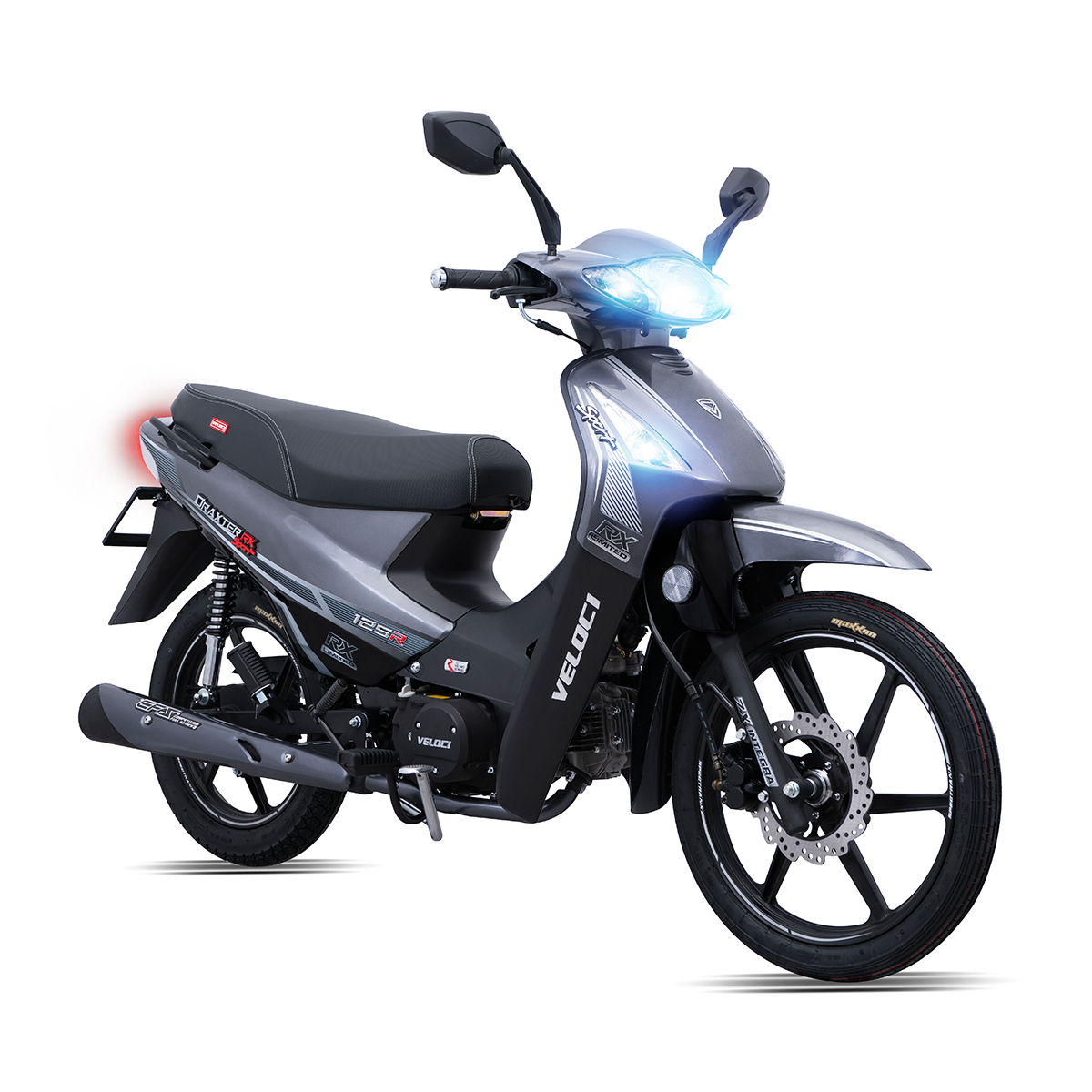 Motocicleta Veloci Draxter RX Sport Limited 125 CC Gris 2025