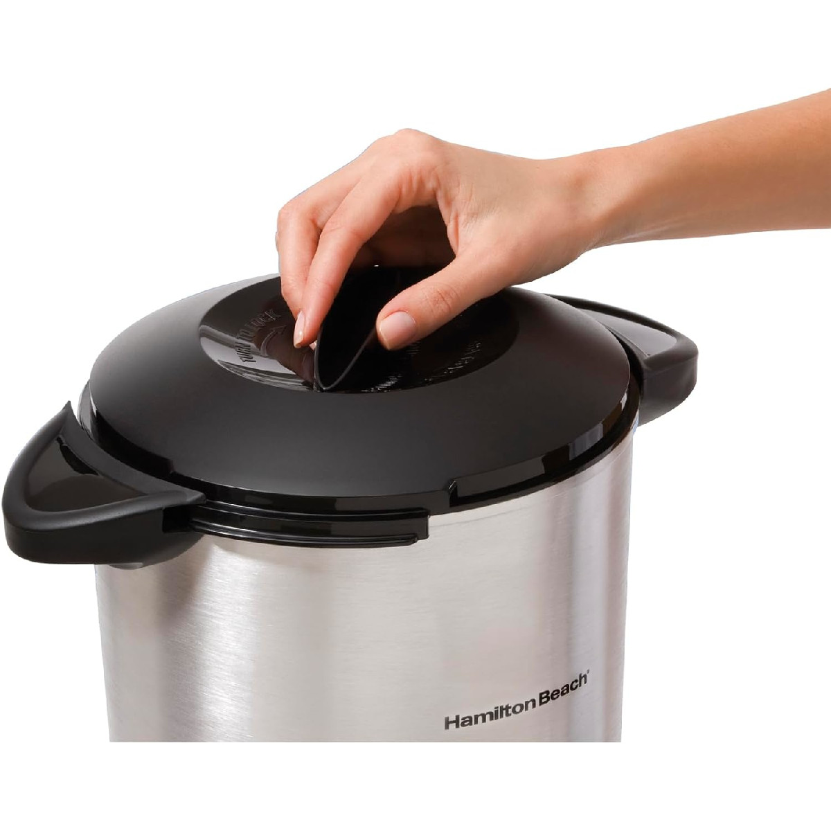 Cafetera Urna Hamilton Beach 45 Tazas Doble Llave Acero Inox
