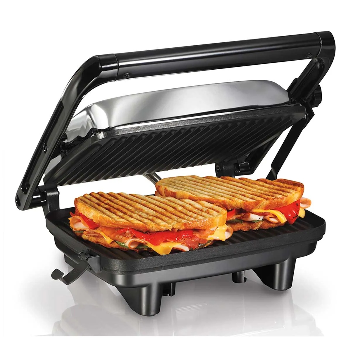 PARRILLA PANINI  HAMILTON BEACH 25460G MAKER ACERO INOX ALBF3