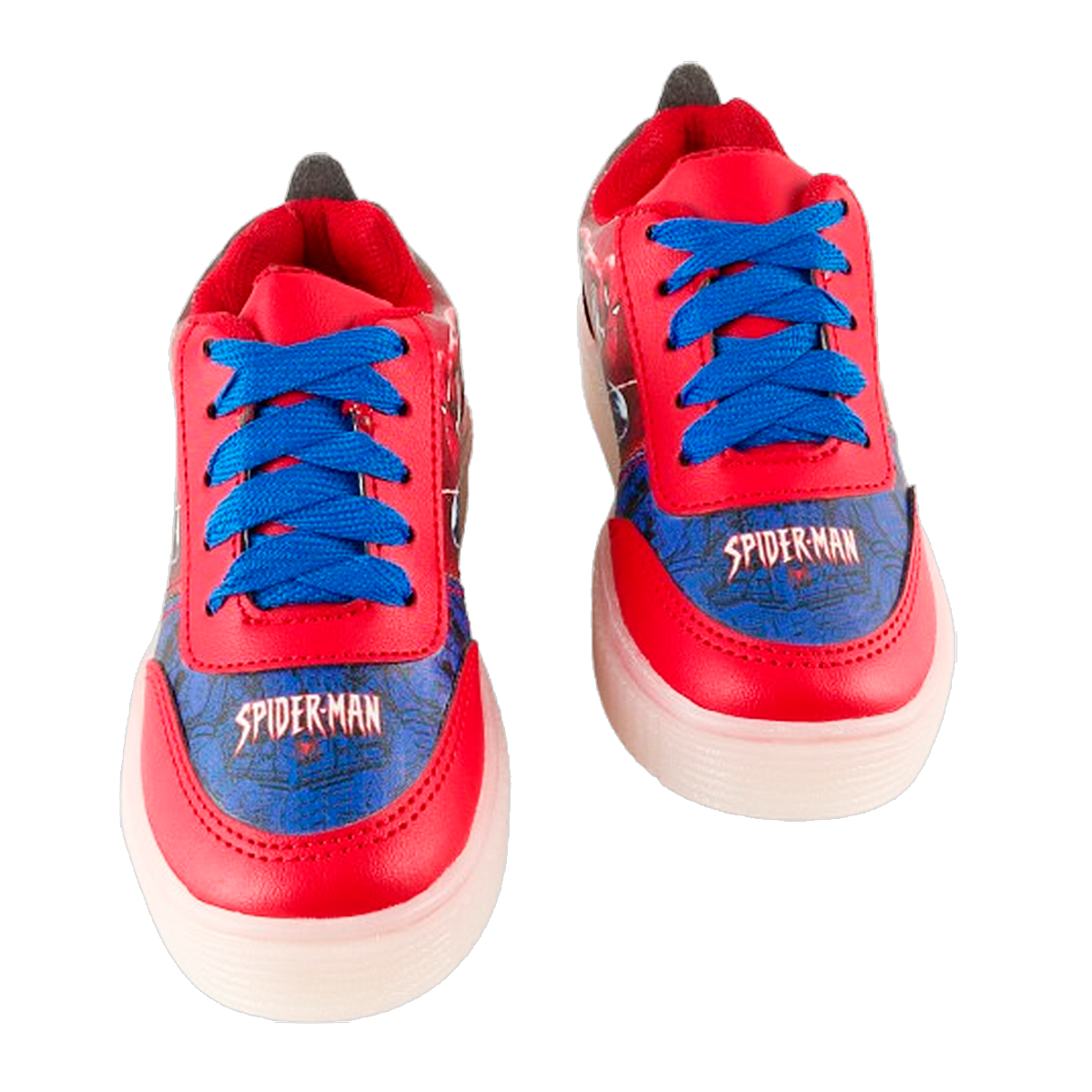 Tenis Niño Hombre Héroe Araña Luces Leds Vengadores 770-RJS