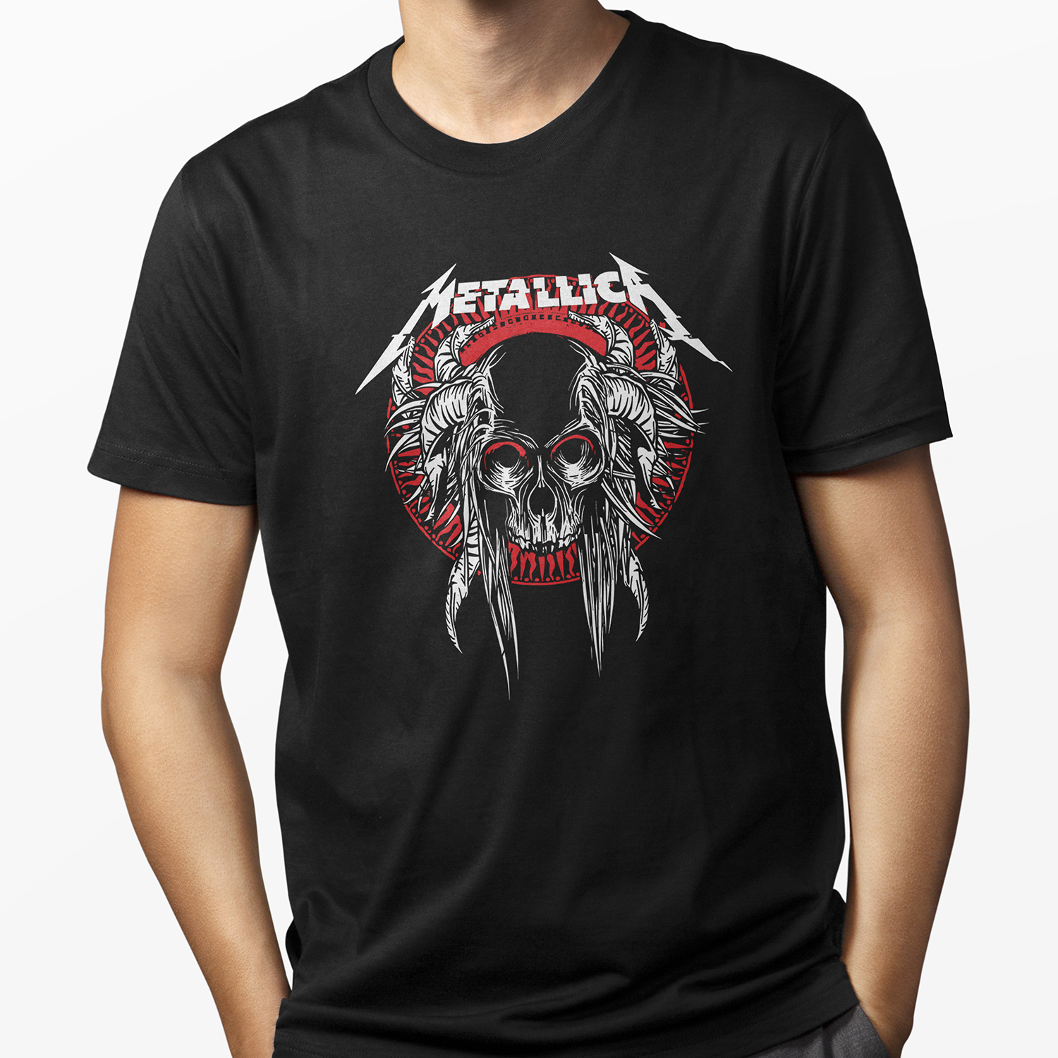 Playera para hombre Metallica Skull Demon XOLO