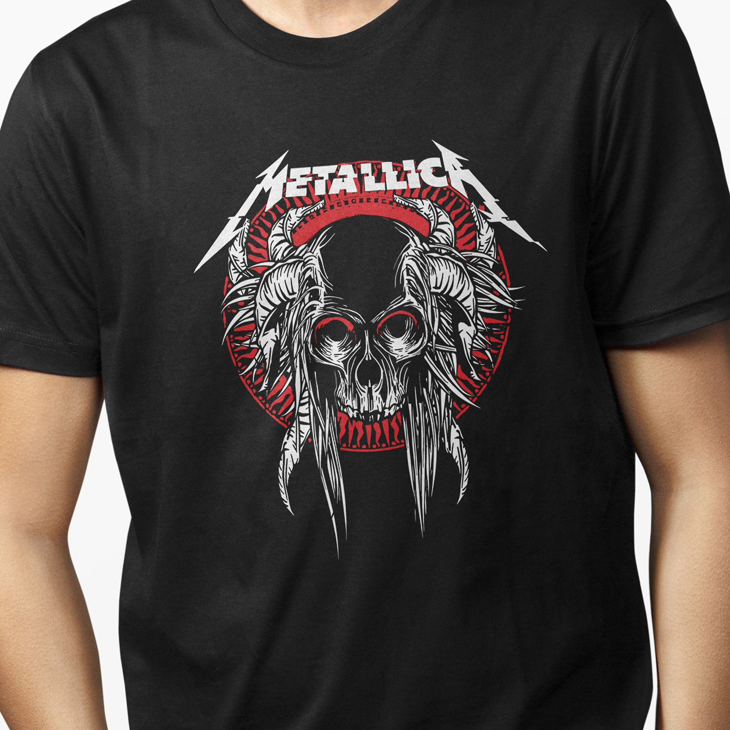 Playera para hombre Metallica Skull Demon XOLO