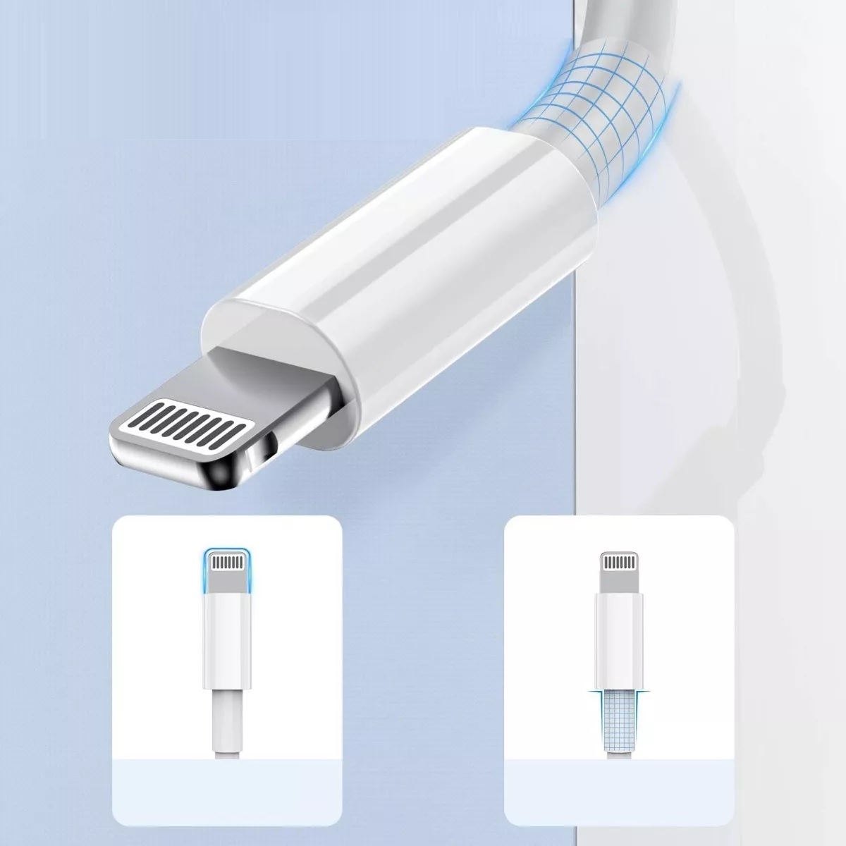 Cable Cargador Usb Para iPhone 12 13 14 iPad 3pzc