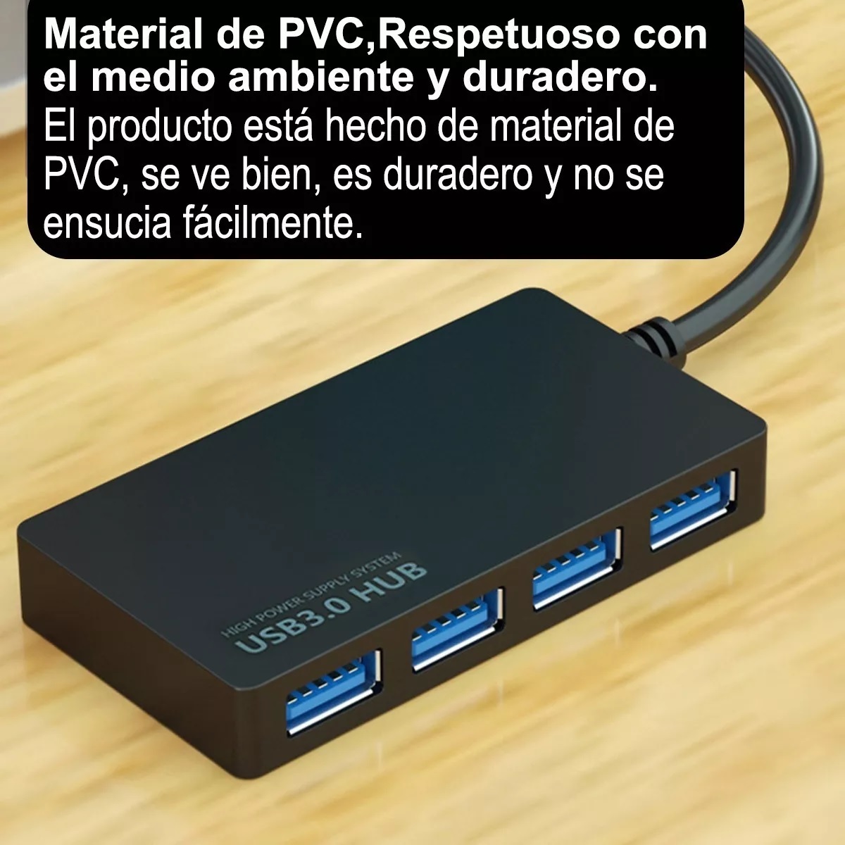 Conector Múltiple Usb 3.0 De 4 Puertos