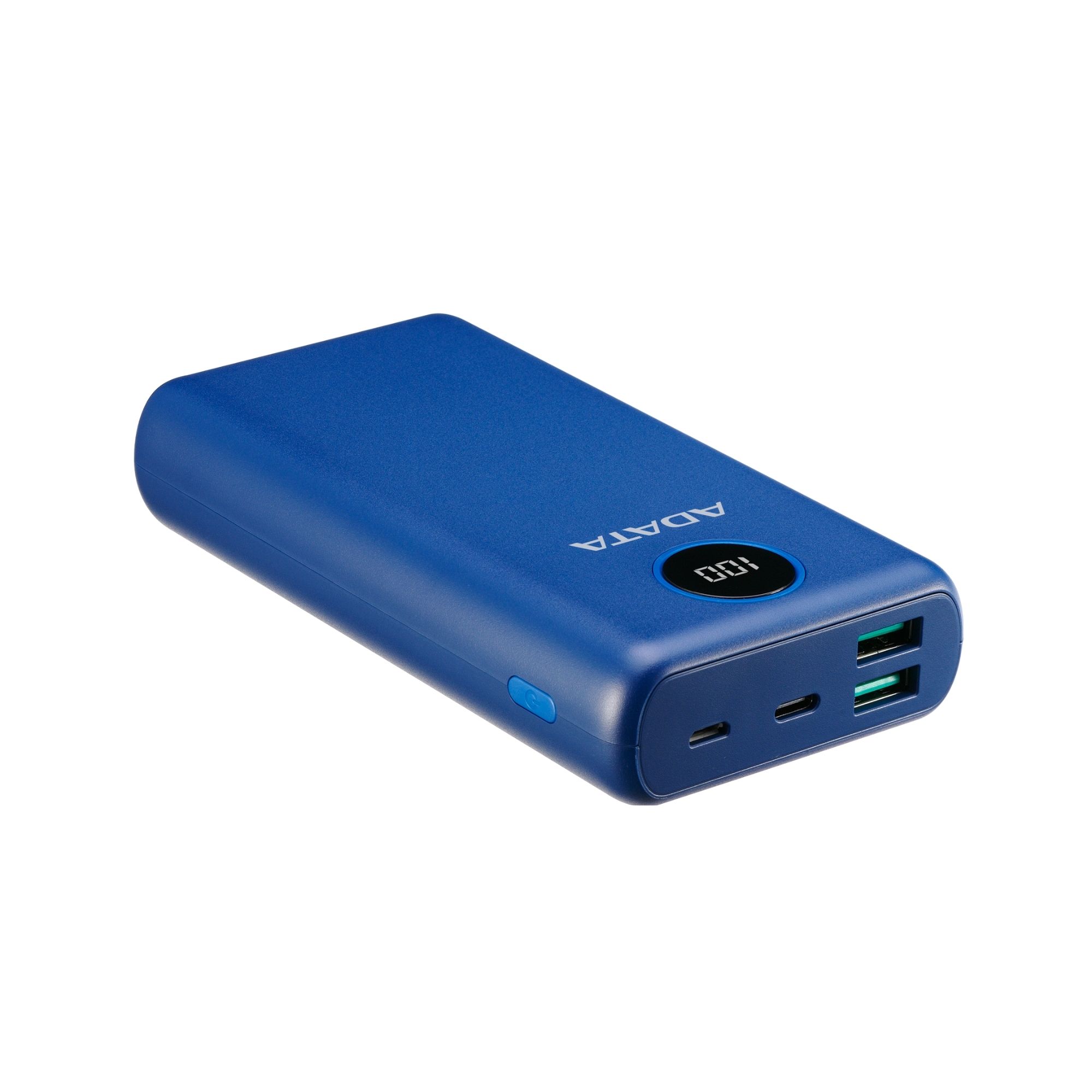 Batería Portátil Adata P20000QCD de 20,000 mAh, USB-A, USB-C, Azul